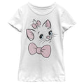 Girl's Disney Marie Big Face T-Shirt