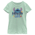 Girl's Disney Bday Girl Stitch T-Shirt