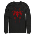 Men's Marvel Long Spider Long Sleeve T-Shirt