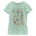 Girl's Disney Handdrawn Textbook T-Shirt